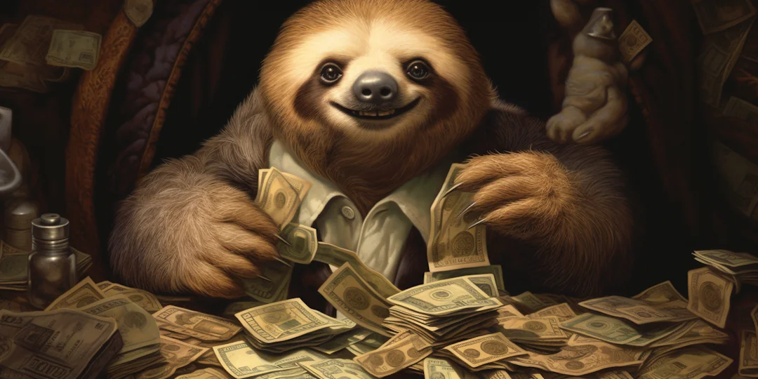 Sloth With Money