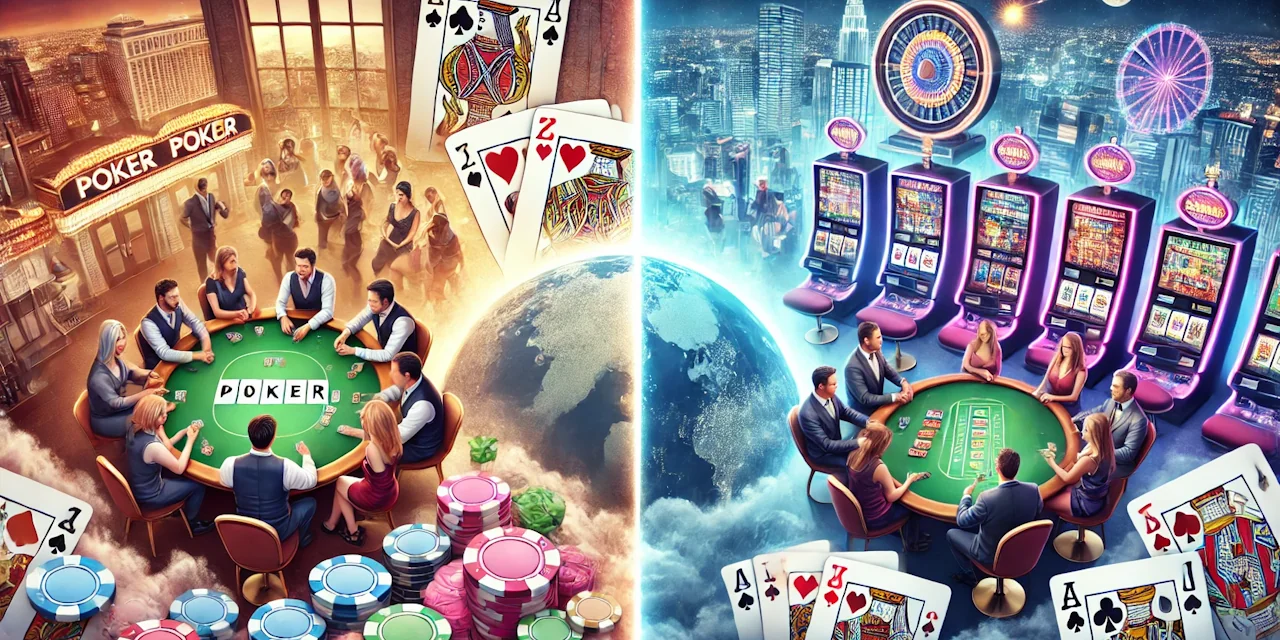 Traditional Poker vs Online Poker